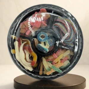 طبق حلويات جيلي متنوع